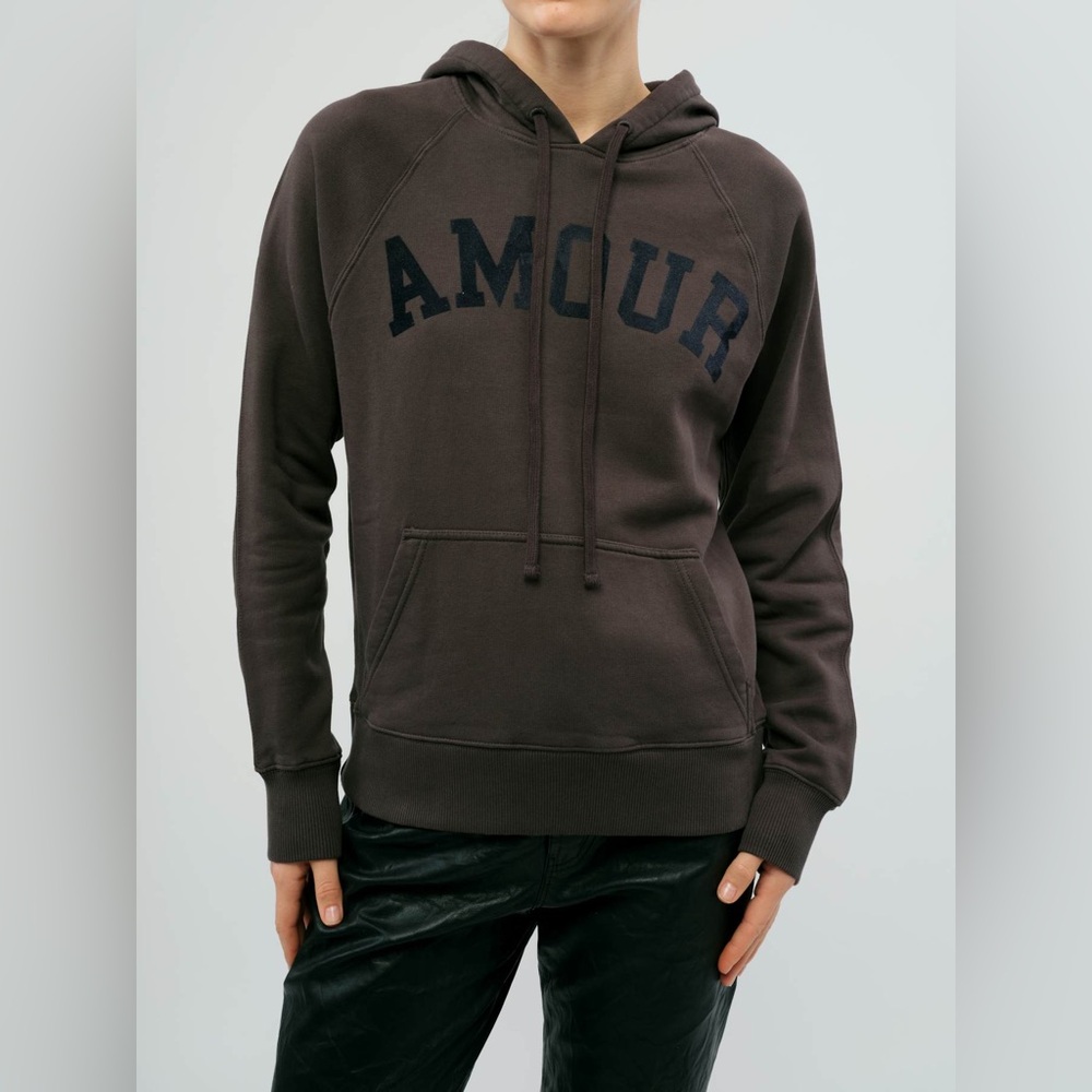 Zadig & Voltaire | Clipper Amour Flock Hoodie - 100% Cotton - Parisian Chic NWT